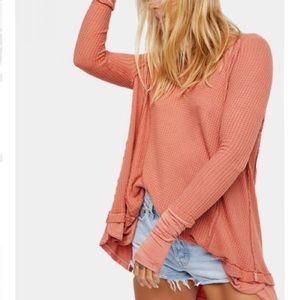 Free people burnt orange tunic